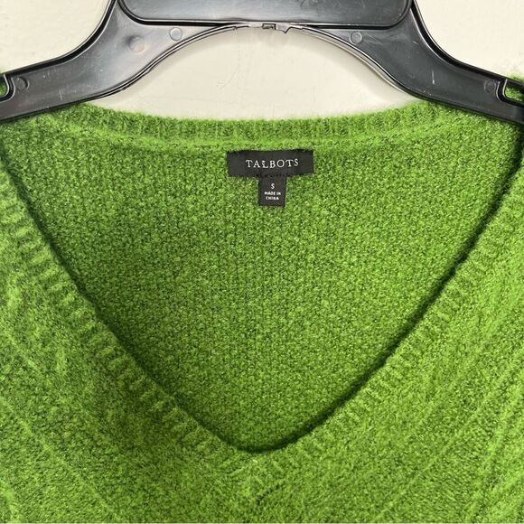 Talbots Wool Blend Cable Knit Sweater S - Picture 4 of 6